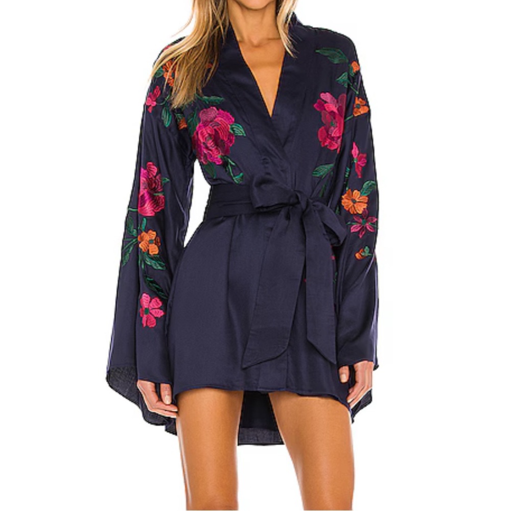 Revolve x House of Harlow 1960 Mika Kimono Mini Dress NWOT XS